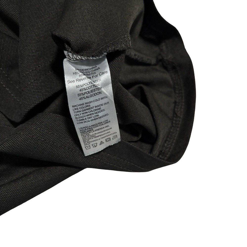 Marc Asher New York Men's Short Sleeve Zip Up Polo Shirt Gray Size Large 20x26 - Picture 5 of 5
